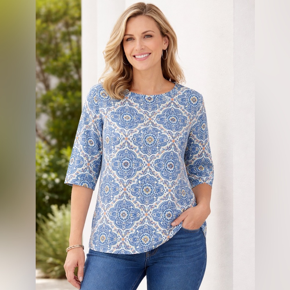 Chicos blouse Chicos size 2 USA large
